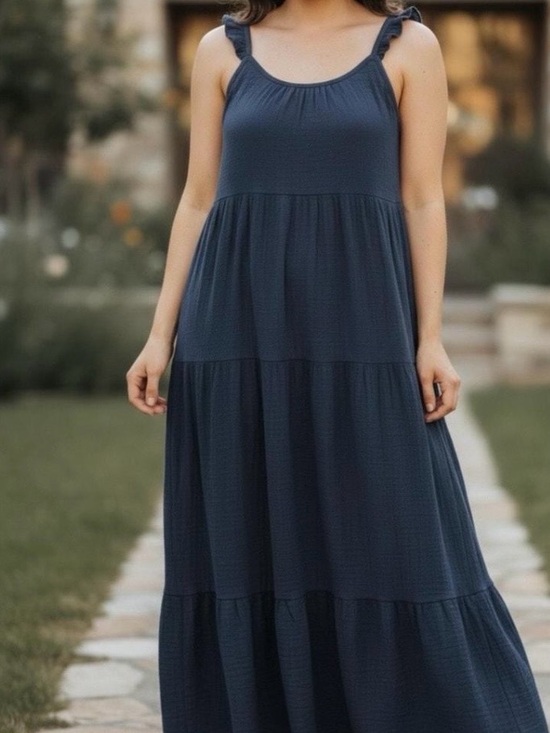 BB Dakota Dresses & Skirts - BB by Steve Madden Cotton Gauze Maxi Dress Size S